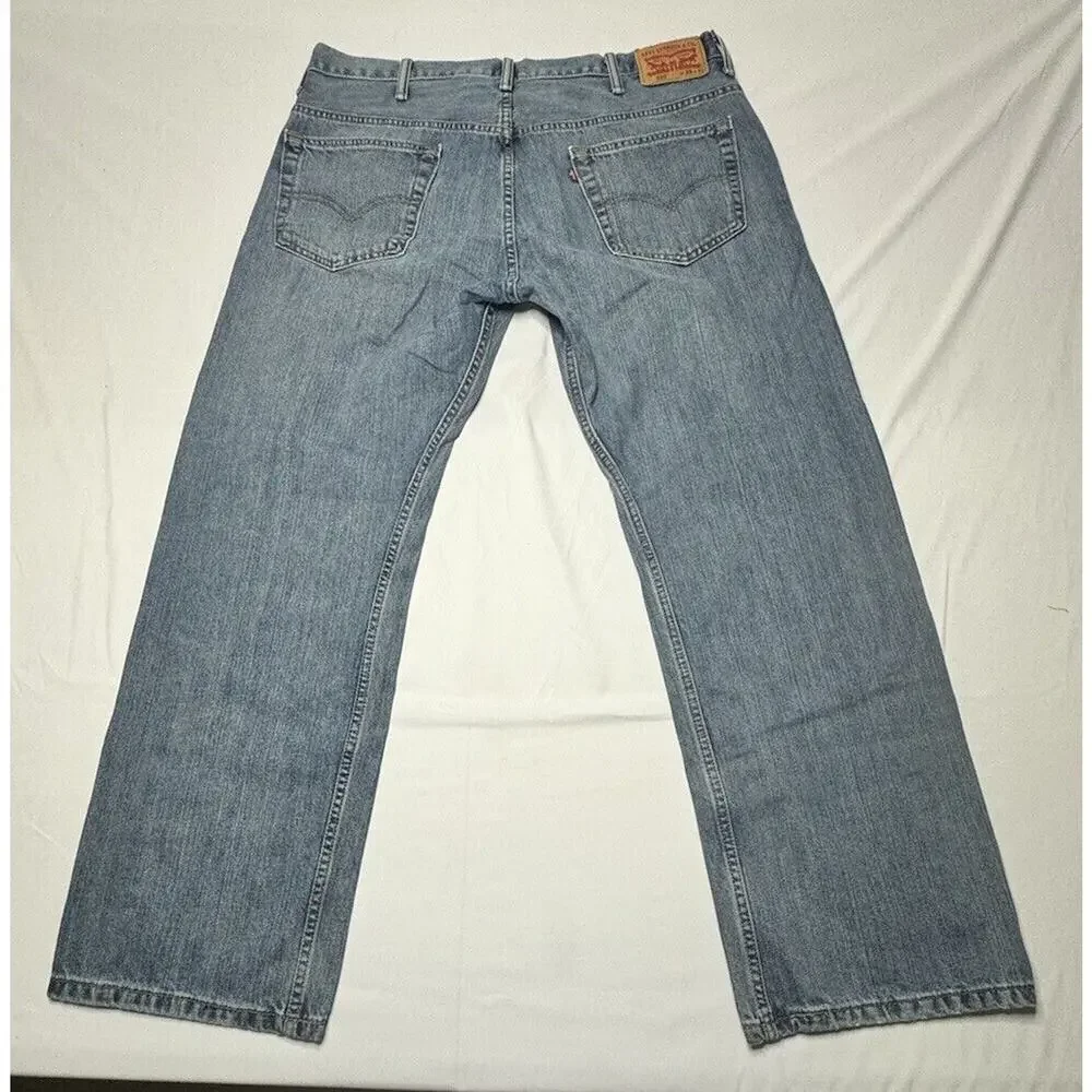 Levis 569 Men's Loose Straight Fit Blue‎ Denim Jeans- Size 40x30.5*
